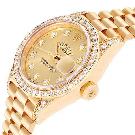 new womens presidential rolex|rolex diamond bezel 26mm.